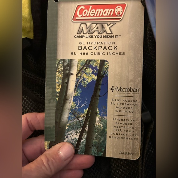 Colman  MAX 💯 new never used backpack - Picture 3 of 8